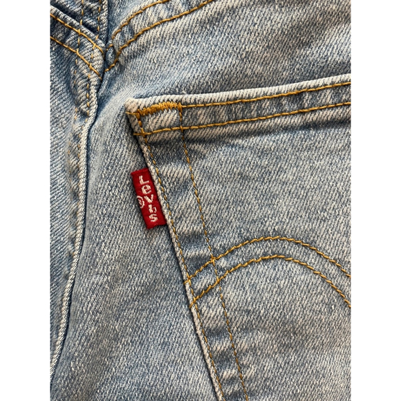 Levis Ribcage Straight Ankle Button Fly Distressed Cowgirl Grunge Womens Size 25 - Picture 9 of 15